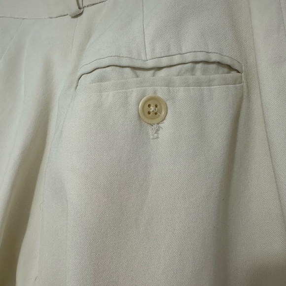 ILGWU USA•Ladies' Garment Workers' Union•Vintage Off white Slacks size 2-4 /26” - Picture 7 of 10